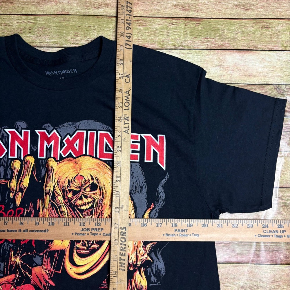 Iron Maiden The Number of the Beast Album Cover Graphic Band T-Shirt - Picture 5 of 5